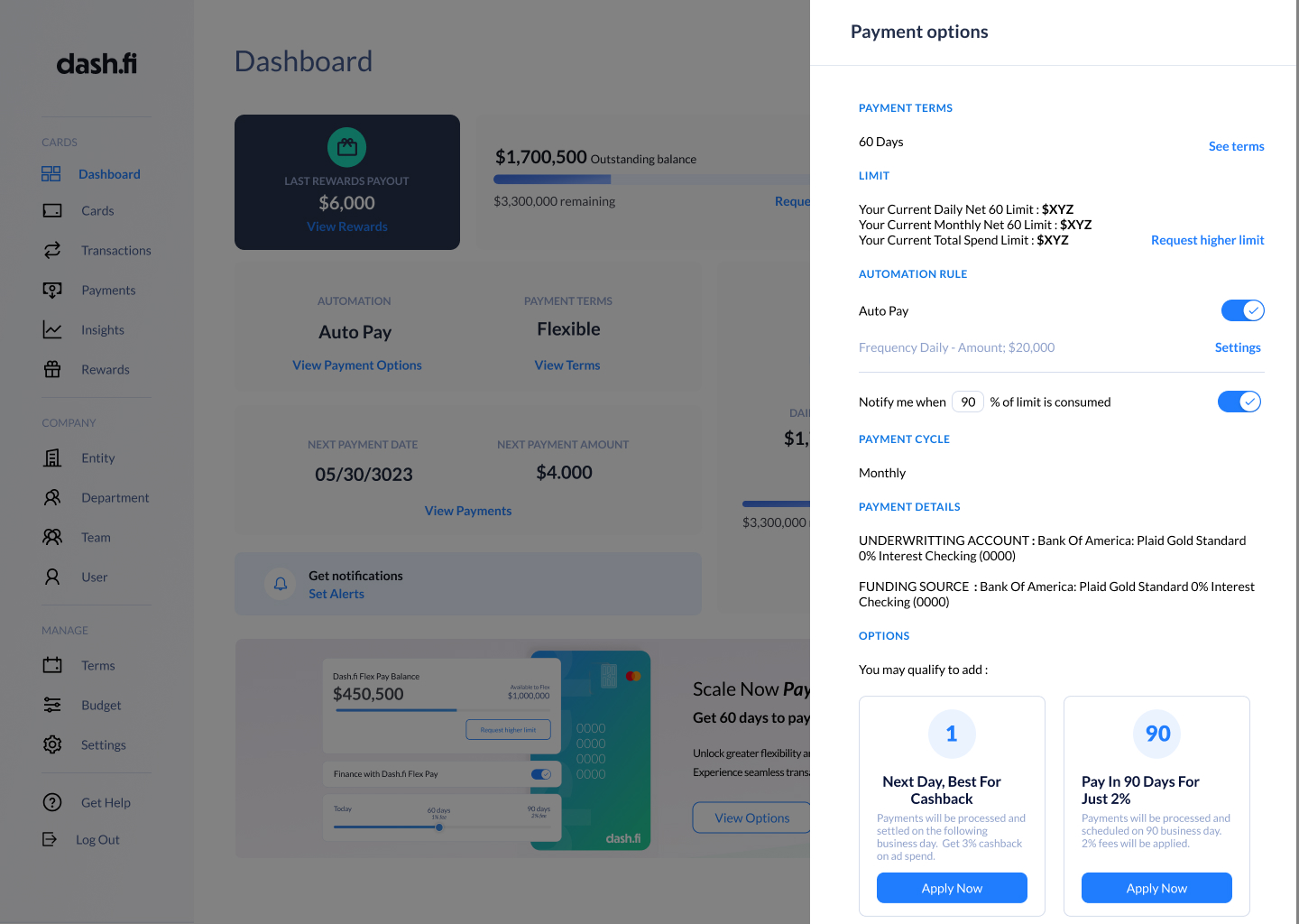 fintech flexible payment ux