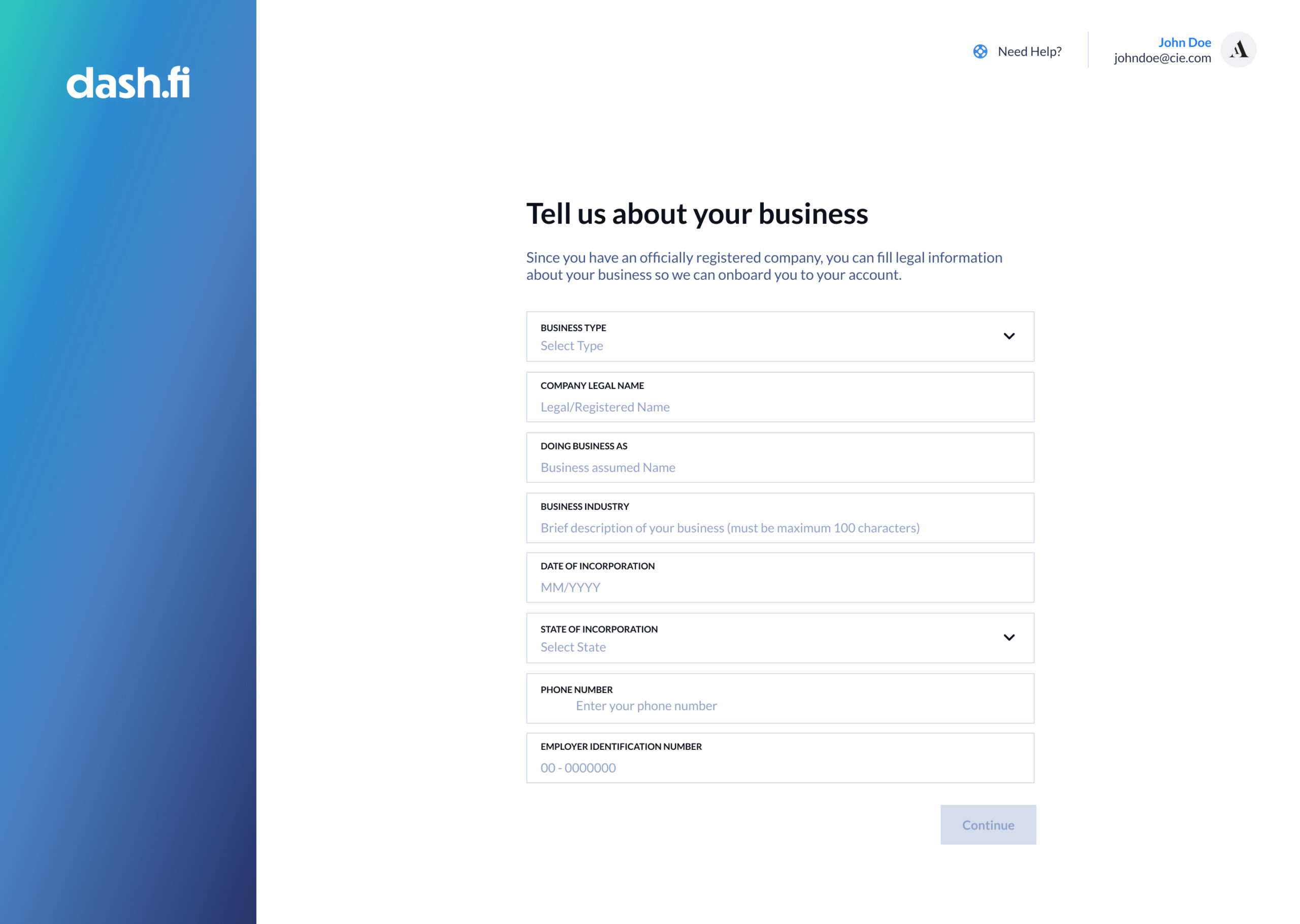 fintech onboarding